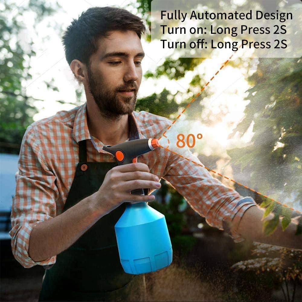 1L Lưới điện, bình xịt thực vật, bình xịt điện với vòi phun có thể điều chỉnh để làm vườn, làm sạch gia đình, rượu, cây bên trong/ngoài trời