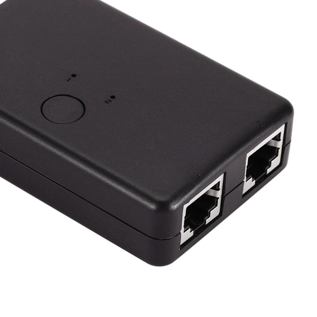 Mini Network Switch 2 Port Desktop Internet   Housing Switcher