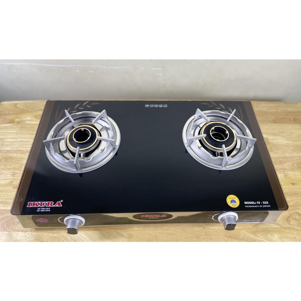 Bếp gas đôi mặt kính IKURA - Hàng Chính Hãng