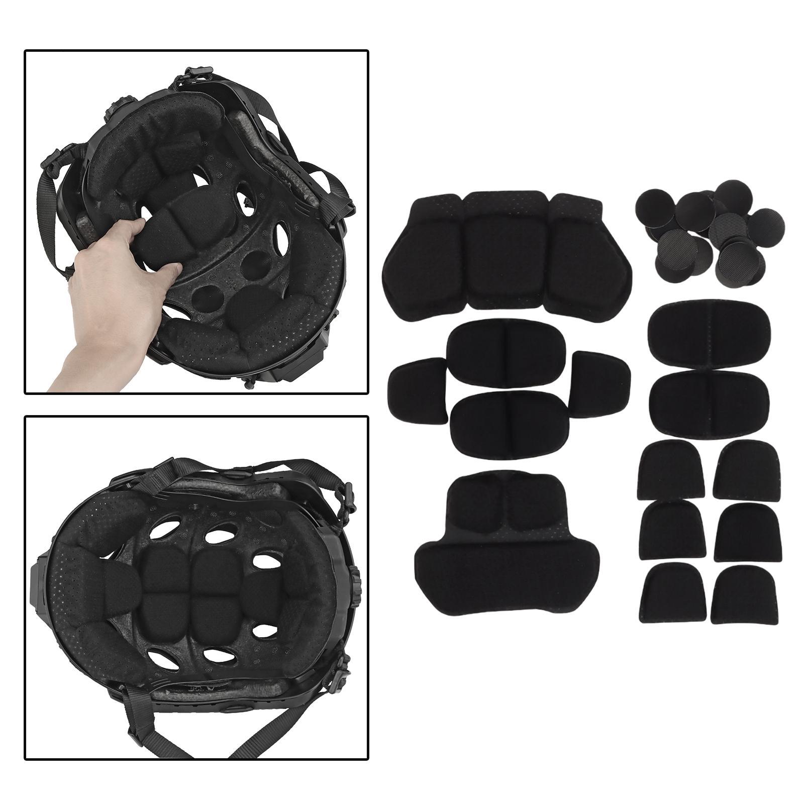 Helmet Padding Helmet Replacement Pads, Soft and Durable Motorcycle Helmet Pads, Replacement Helmet Accessory Foam Pad Set