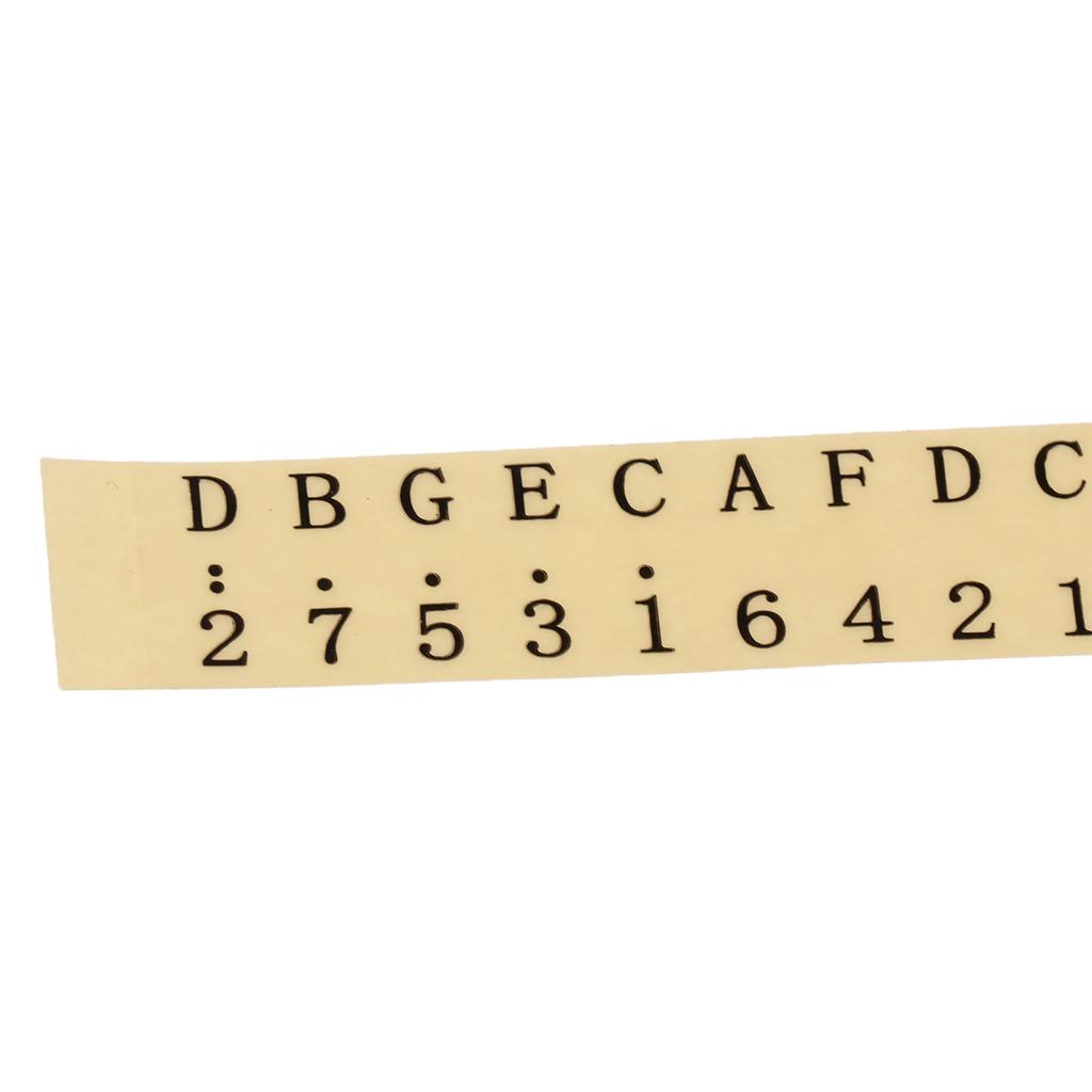 Kalimba Steel Key  Note Sticker For Beginner Learner Musical Gifts 3pcs