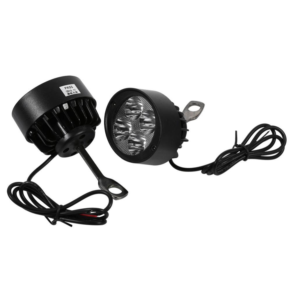 Set 2 đèn LED hỗ trợ ánh sáng trắng cho xe máy