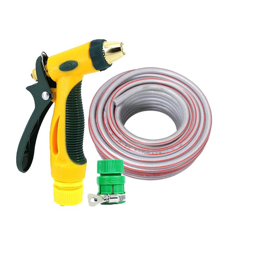 Bộ dây vòi xịt nước rửa xe,tưới cây tăng áp 3 lần 3-5M 206317