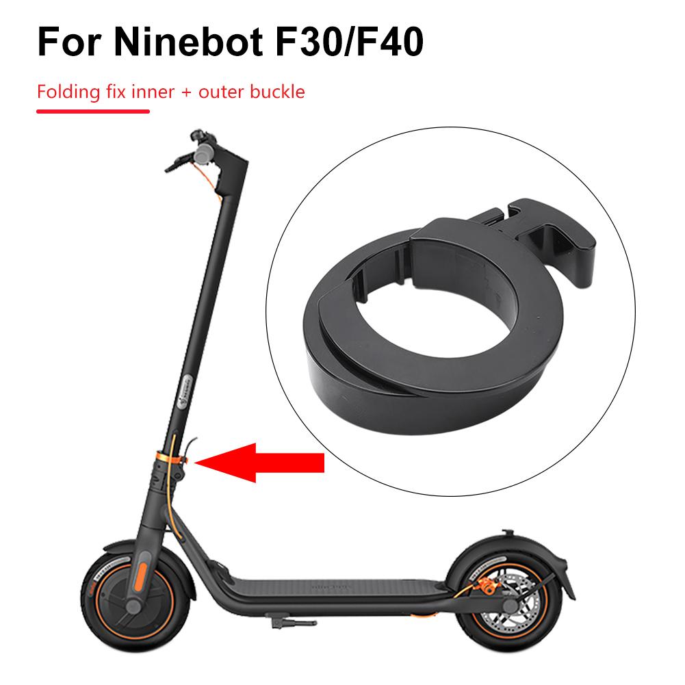Xe tay ga ống khóa khung thay thế ống phía trước cần bảo hiểm phụ kiện vòng tròn cho Ninebot F30 F40 Sổ xe điện