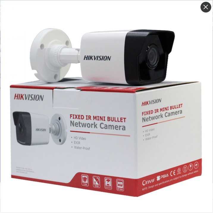 Camera ngoài trời chống bụi và nước, camera IP có mic thân trụ 2MP HIKVISION DS-2CD1023G0-IUF - Hàng chính hãng