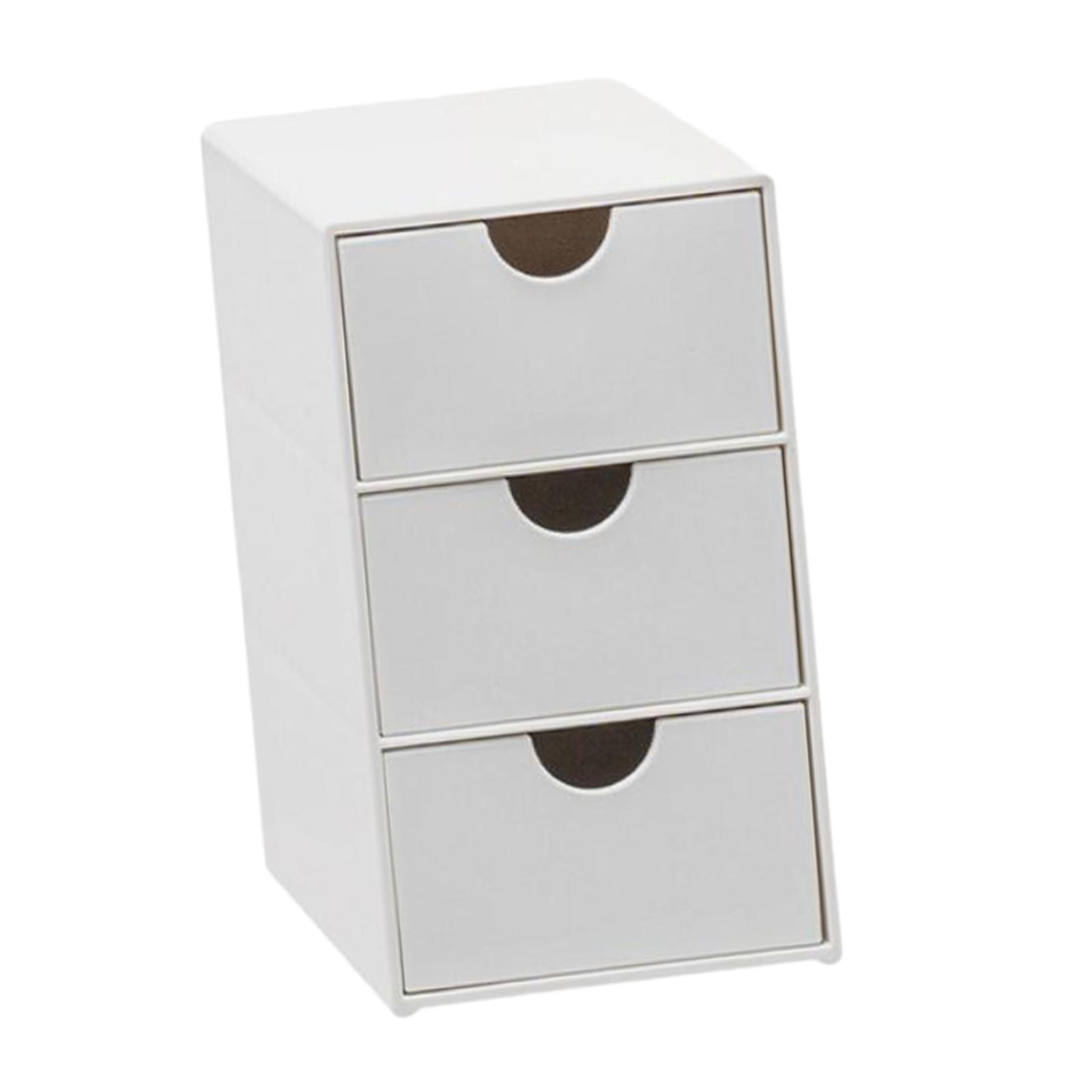 Desktop Drawer Organizer Versatile Office Supplies Organiser for Vanity Desk