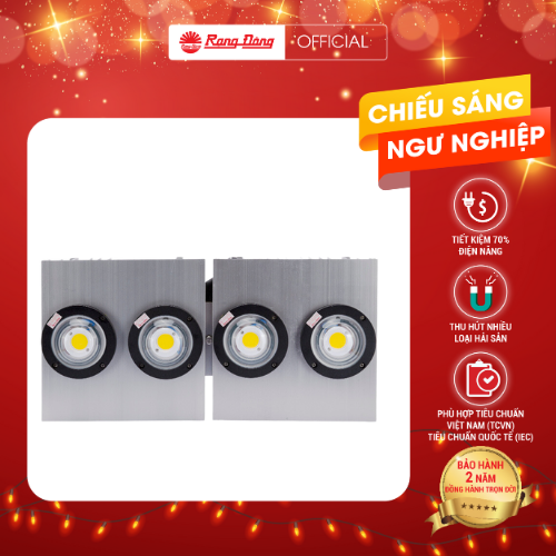 Đèn LED Đánh cá Rạng Đông công suất 500W model DC05 500W (SPD lens 90 độ) sản phẩm được ngư dân Indonesia, Philippines tin dùng, nhiều màu sắc ánh sáng cho các ngư trường khác nhau