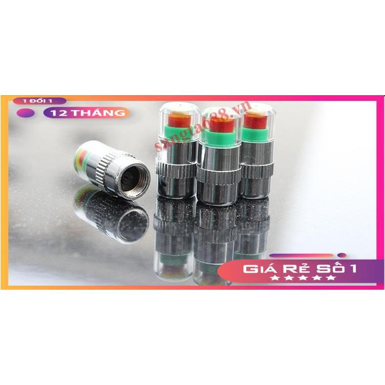 Nắp Van Cảnh Báo Áp Suất Lốp - BỘ 4 CÁI