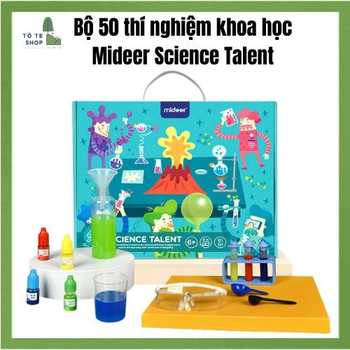 Bộ thí nghiệm khoa học - Đồ chơi Mideer 50 thí nghiệm Science Talent