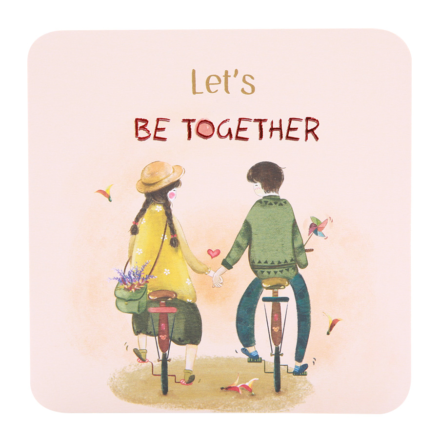 Thiệp tình yêu Let's be together