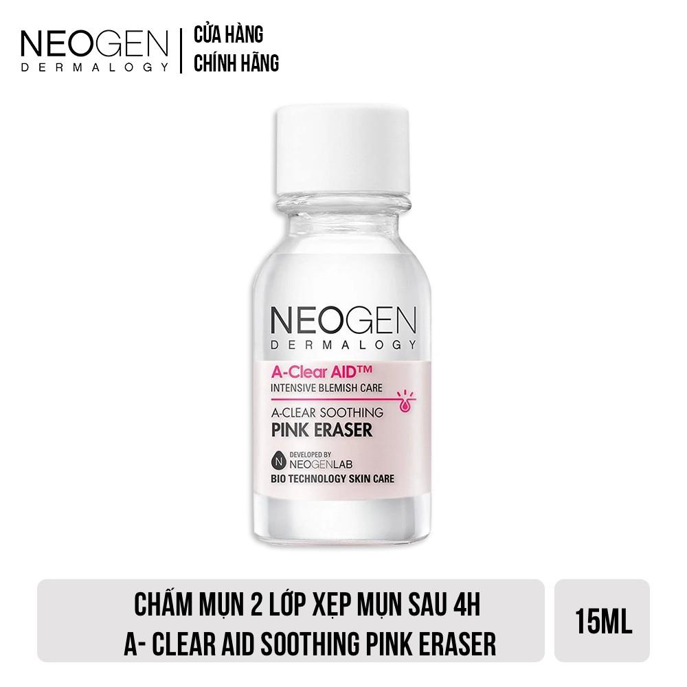 Chấm Mụn 2 Lớp Neogen Dermalogy A-Clear Aid Soothing Pink Eraser 15ml