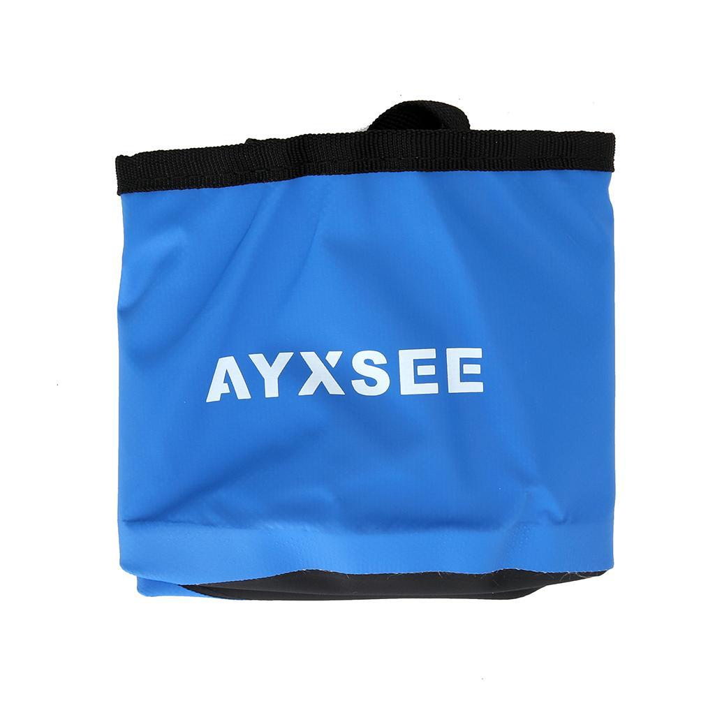 Lightweight Collapsible Portable Folding Durable Leak-Proof Outdoor Wash Basin Footbath Bucket Water Bag for Car Washing Camping Traveling