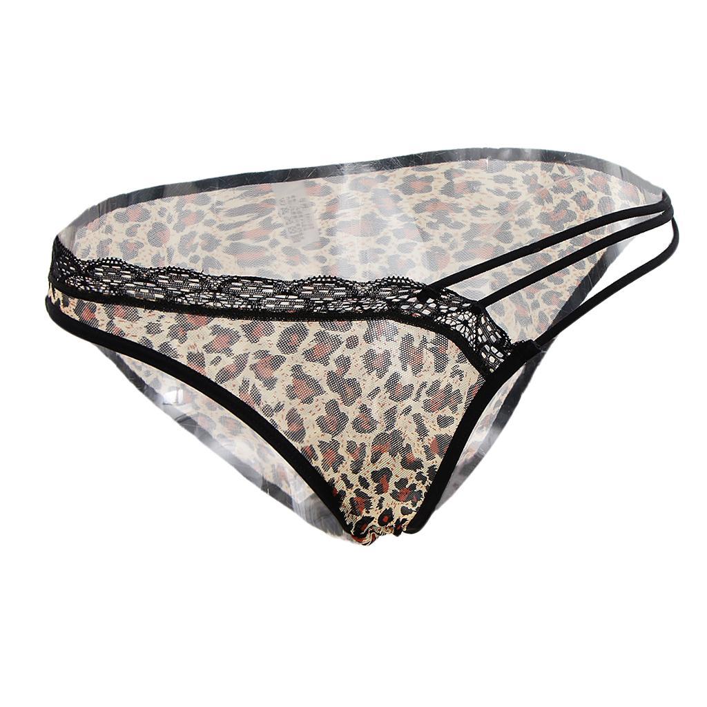 Women's Underwear Soft Mesh Stretchy Breathable Floral Lace Bandage Invisible Panties