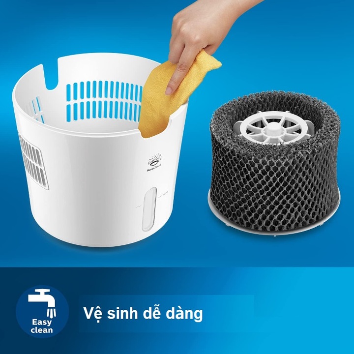 Máy Tạo Độ Ẩm Thương Hiệu Philips NanoCloud HU4816/00 - HÀNG NHẬP KHẨU