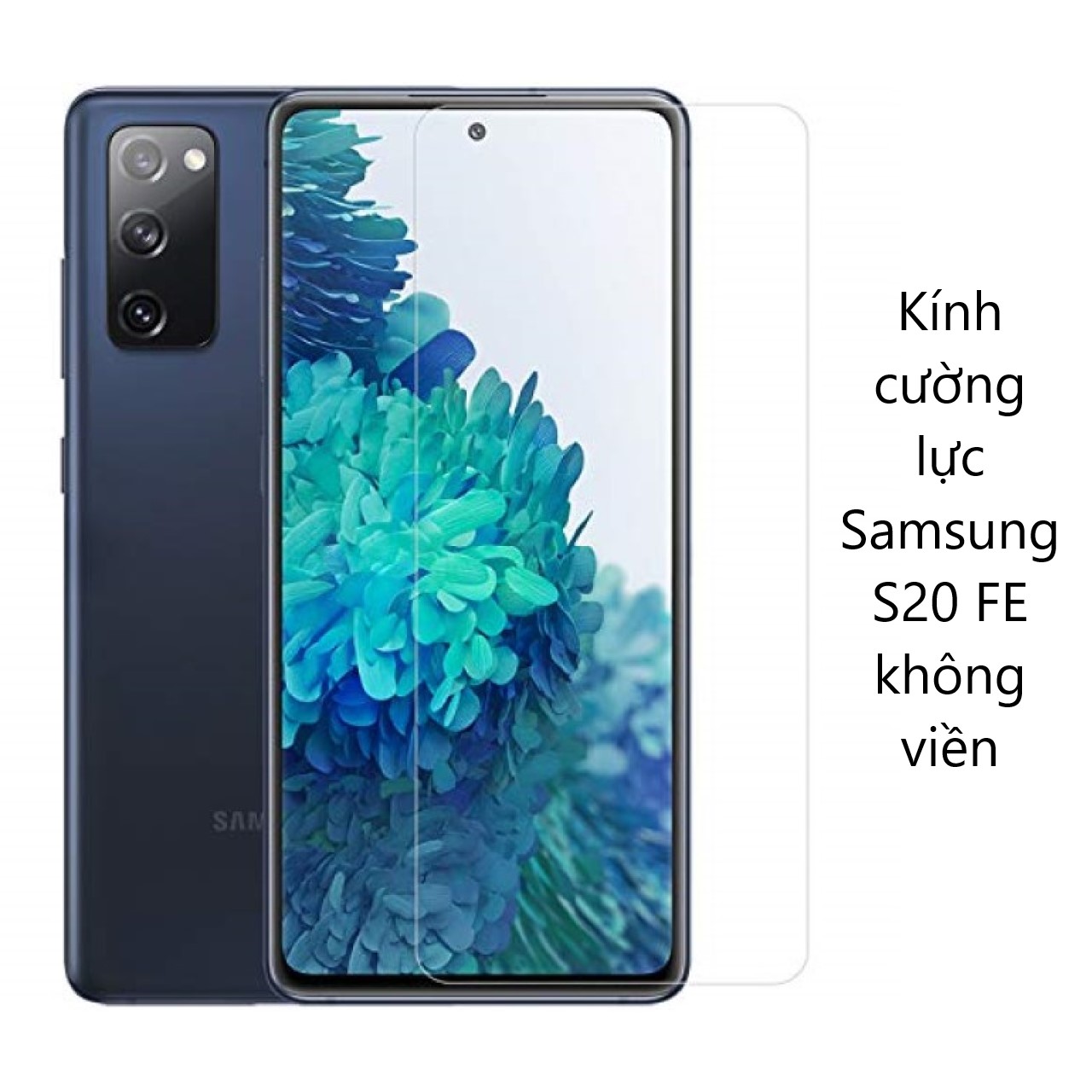 Kính cường lực cho Samsung S20 S21 S22 S23 Plus Fe Ultra 5G 4G không viền màu