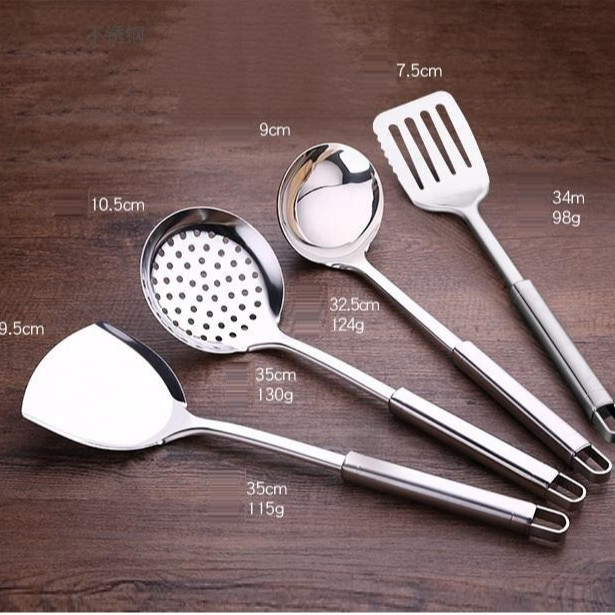 Set khay vá muỗng làm bếp 6 món inox