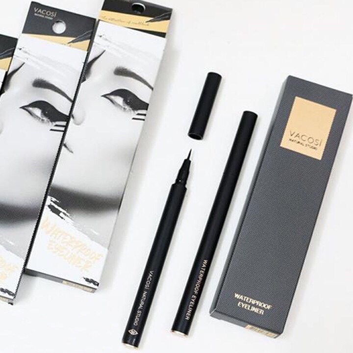 Bút Kẻ Mắt Nước Siêu Lì - Sắc Mảnh Vacosi Waterproof Eyeliner Pen