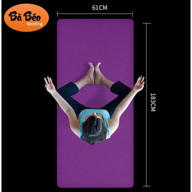 Thảm tập Yoga cao cấp TPE 2 lớp, thảm tập yoga yoga pilates