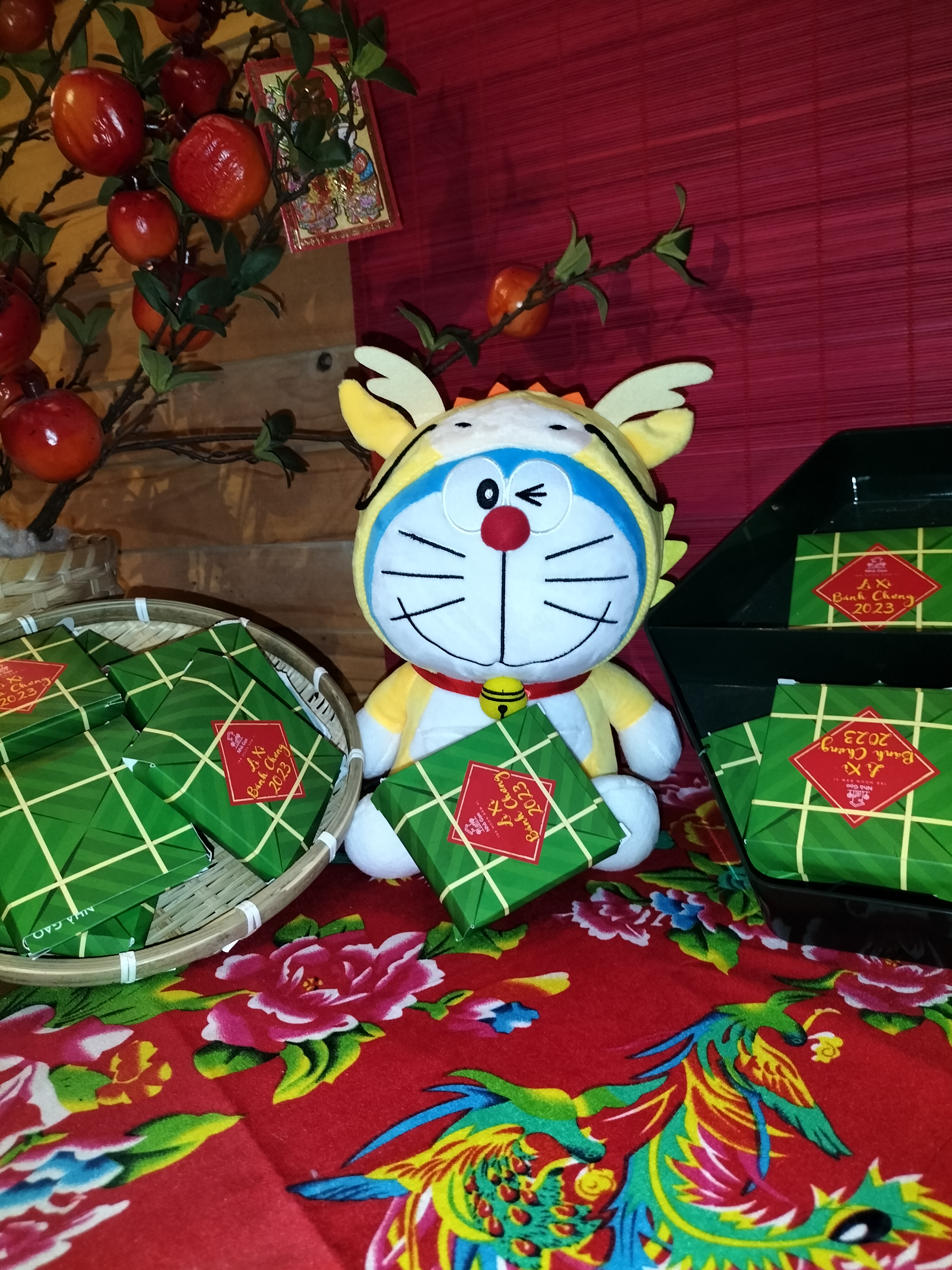 Gấu Bông Doraemon Giáp Thìn 2024, Gấu Bông Chính Hãng, Gấu bông Cao Cấp, Quà Tặng cho người thân, Quà Tặng Tết cao cấp cho bé - Sản phẩm chính hãng, Phân phối bởi Teenbox