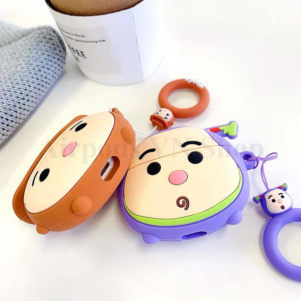 Bao Case Ốp dành cho Airpods 1/2 Buzz and Woody silicon 3d cao cấp