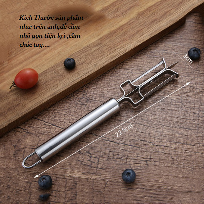 Dụng cụ gọt vỏ củ quả bằng inox cao cấp,dụng cụ bào sợi đa năng tiết kiệm thời gian-GD393-daobao