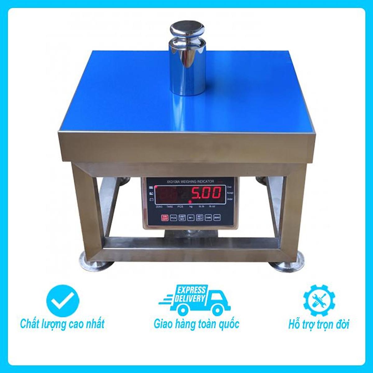 Cân ghế inox chống nước điện tử Citizens XK3108A, Mức cân 200kg, độ chia 0.05kg, Bàn cân kích thước 40x50cm