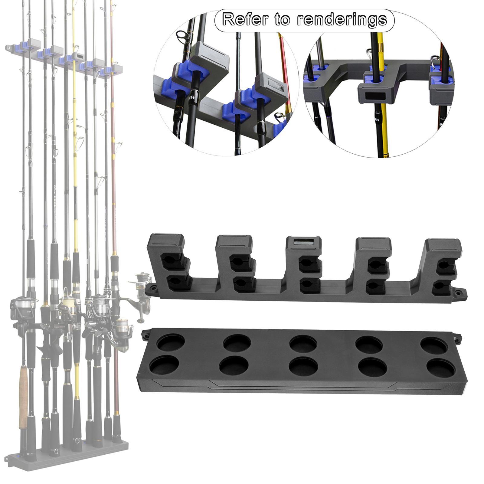 Fishing Rod Holder Bracket Stand Storage Tools Organizer Fishing Pole Rack
