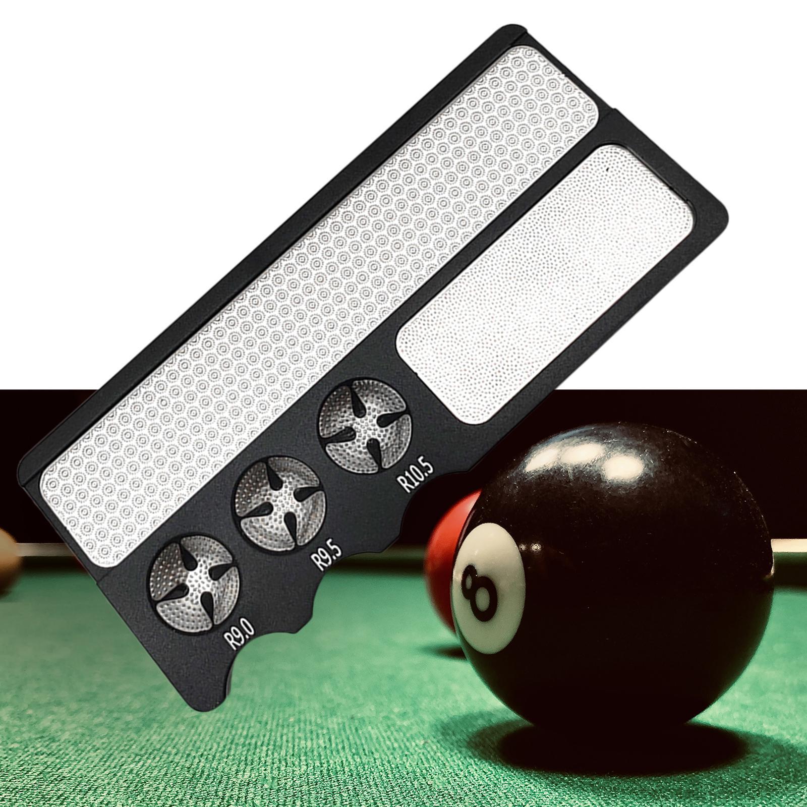 2x Billiard Pool Cue Tip Shaper Burnisher Tapper 4 in 1 Cue Tip Sander