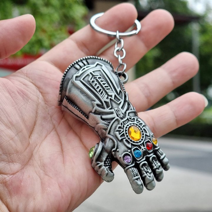 Móc Chìa Khóa Avengers. Móc Khóa Gang Tay Thanos. Hợp Kim Nhôm Cao Cấp