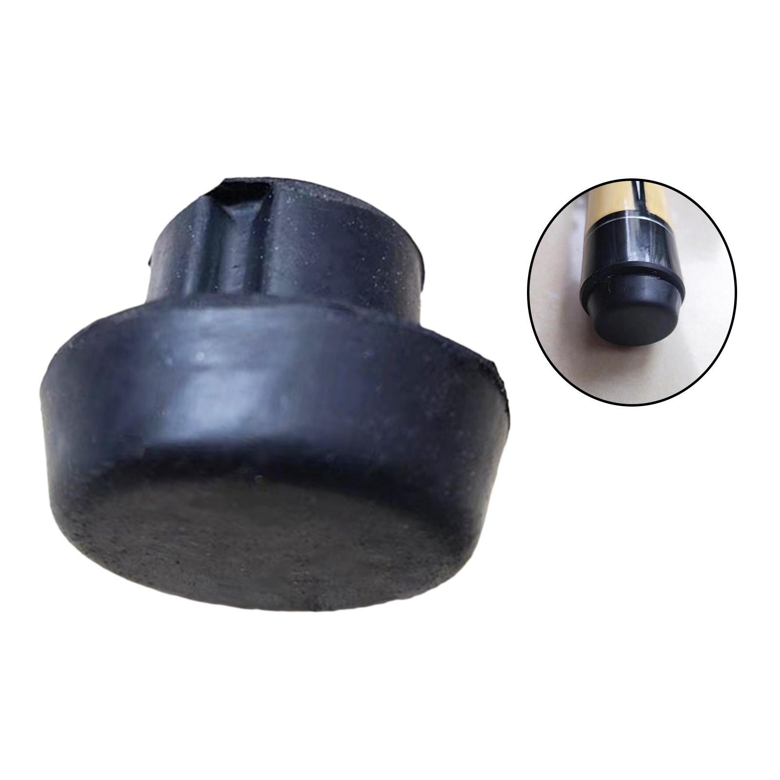Billiard Cue Bottom Cover Pool Cue Bottom Plug Sports Protector Tool Pool Cue Bottom Protection Pad for Players Athlete Enthusiast Accessory