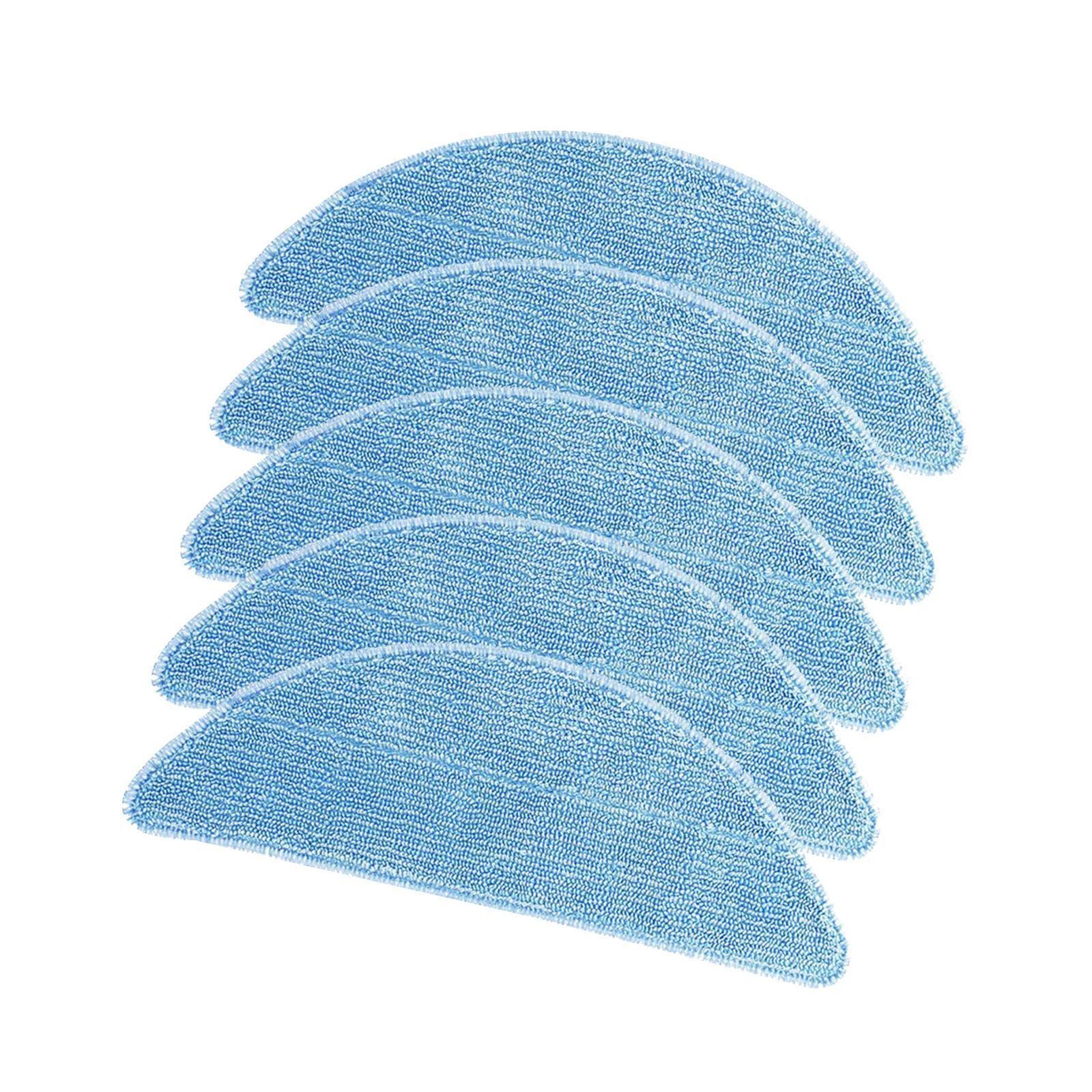 5x Washable Mop Pads Cleaning Pad Reusable for Robotic Vacuum Cleaner Part