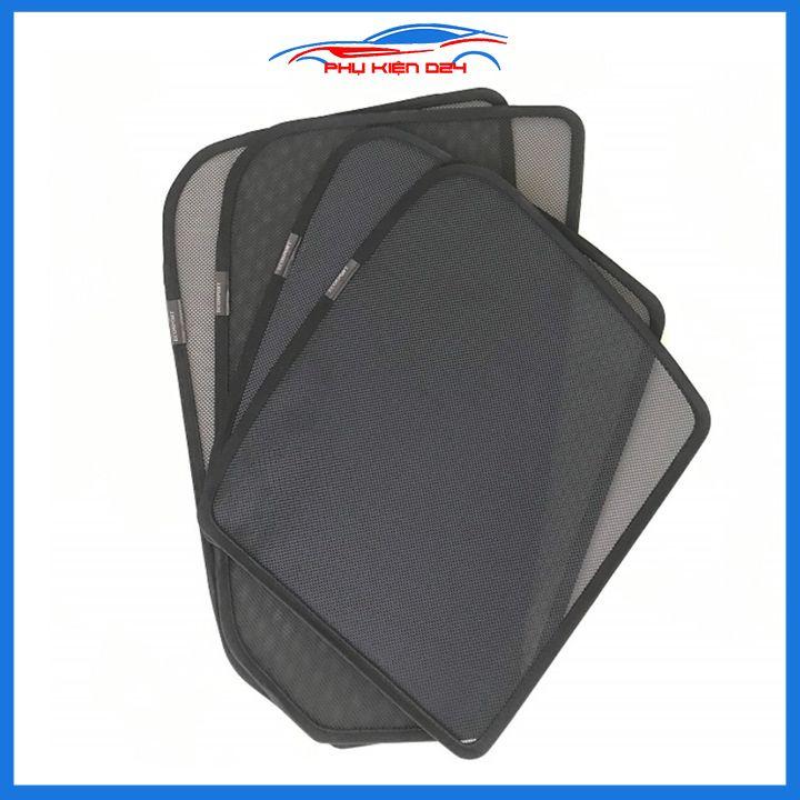 Bộ 4 rèm chắn nắng nam châm Ecosport 2016-2017-2018-2019 khung cố định chống tia UV