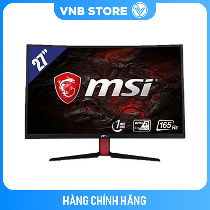 Màn Hình Cong MSI OPTIX G27C4 27&quot;/165Hz/1ms/FreeSync- Hàng Chính Hãng