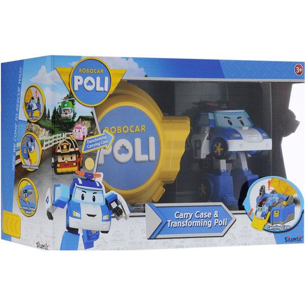 Hộp Dụng Cụ Và Robot Biến Hình Xe Cảnh Sát Poli - Robocar Poli 83072