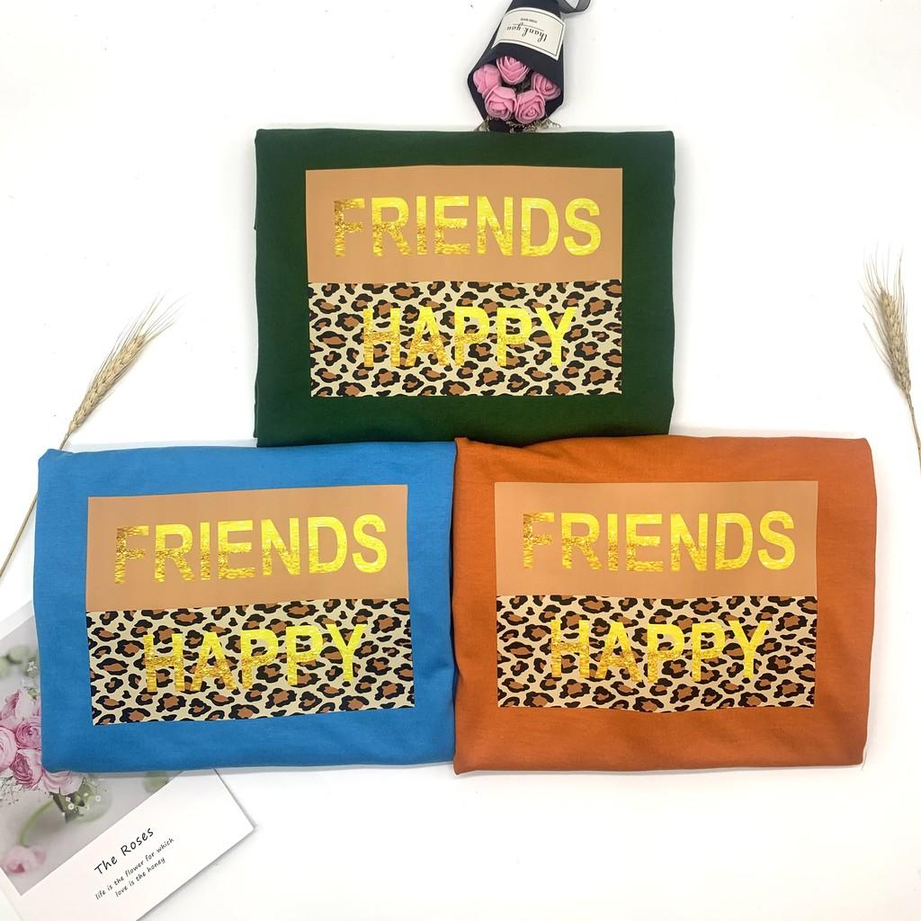 Áo thun Friends Happy rộng tay lỡ A37