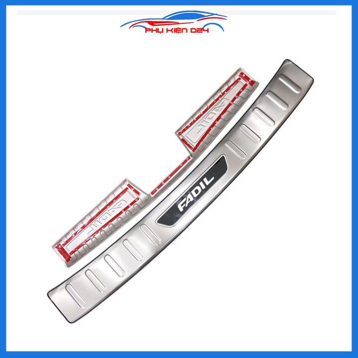 Ốp chống trầy cốp Fadil 2019-2020-2021 Inox mạ crom sáng bóng