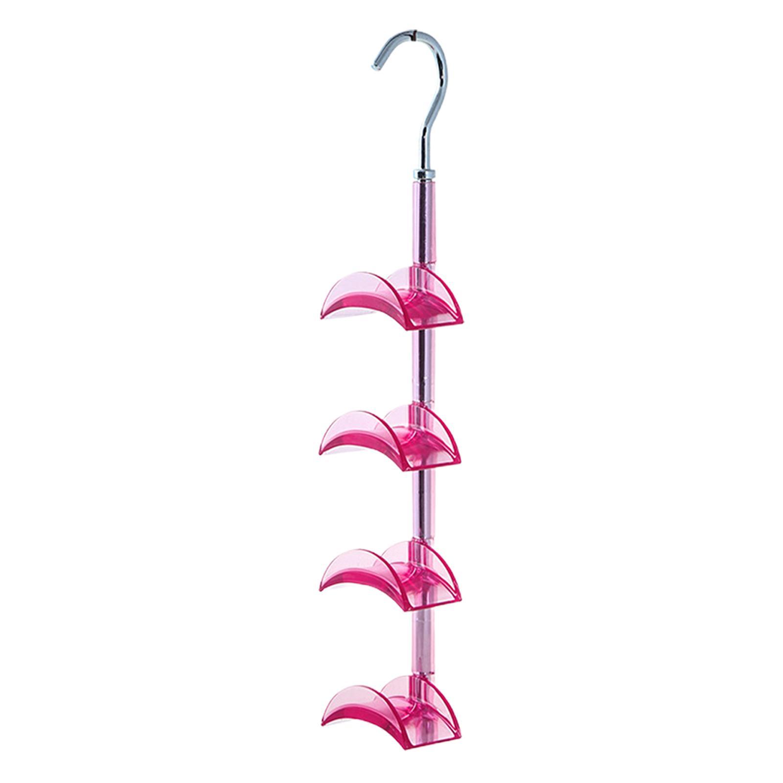 Holder 4 Hooks for Retail Satchels handbag shop Red