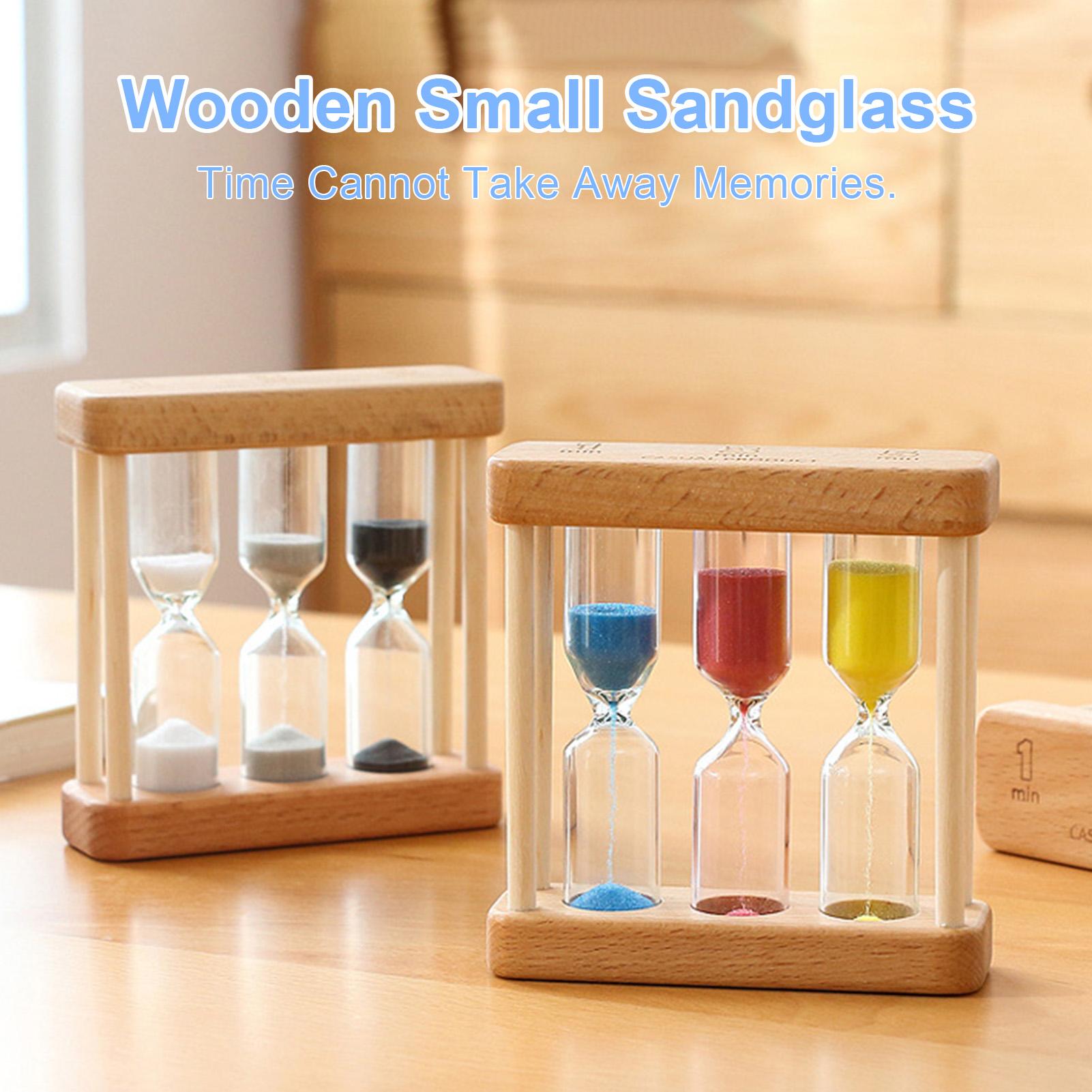 Đồng hồ cát cho trẻ em hoặc trang trí bàn làm việc 1-3-5 phút nhiều màu
