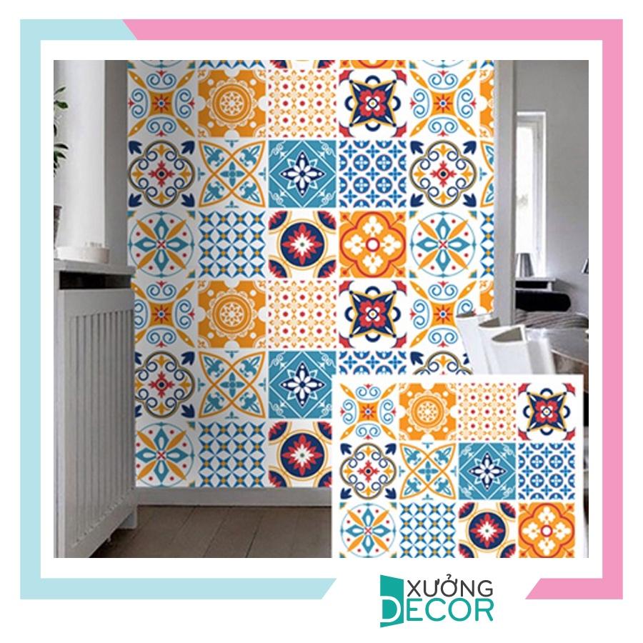 Decal chống nước dán nhà vệ sinh dán tường bếp dễ lau chùi chịu nhiệt Loại 1 - Mẫu 26 - Khổ 40x60cm 0026