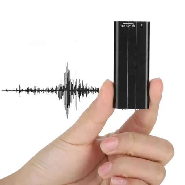 Máy Ghi Âm Cao cấp DVR-05 Bộ Nhớ 8GB - Pin trên 14h -Ghi ÂM Và Phát Lại Âm Thanh Trực Tiếp MP3  – Chức Năng Lọc Tạp Chất, Tiếng ồn