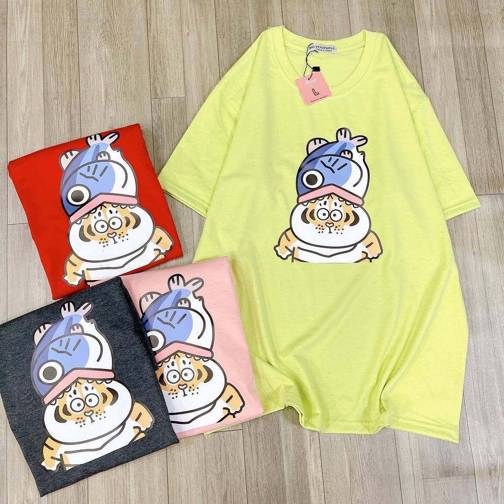 Áo Thun Tay Ngắn Unisex Đủ Size M L XL - CÁ ĂN CỌP 2022