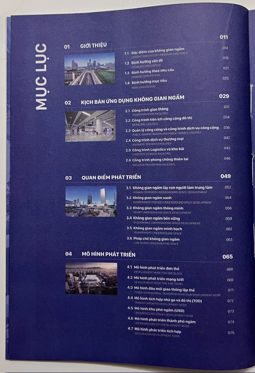 Sách - Phát Triển Và Sử Dụng Không Gian Ngầm Đô Thị
