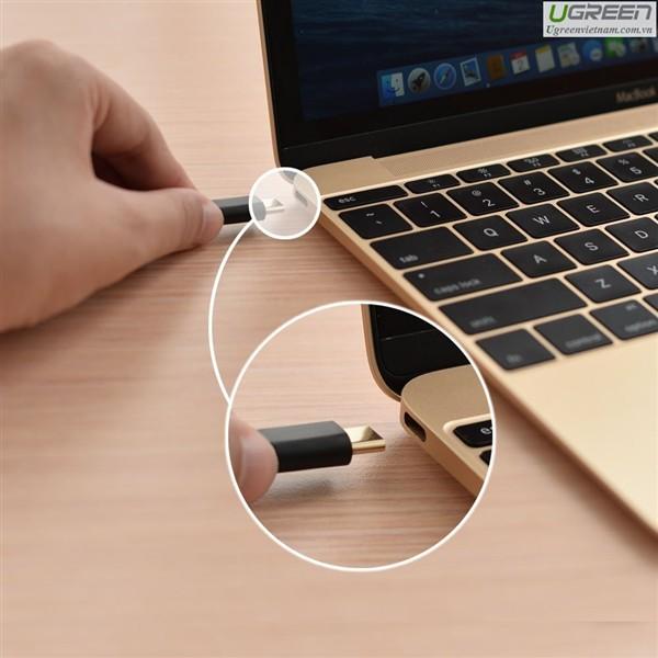 Cáp chuyển đổi USB type-C to 3.5mm chính hãng Ugreen 30632 cao cấp