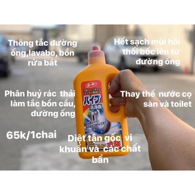 Chai thông tắc đường ống, lavabo, bồn rửa bát Daichi Nhật Bản