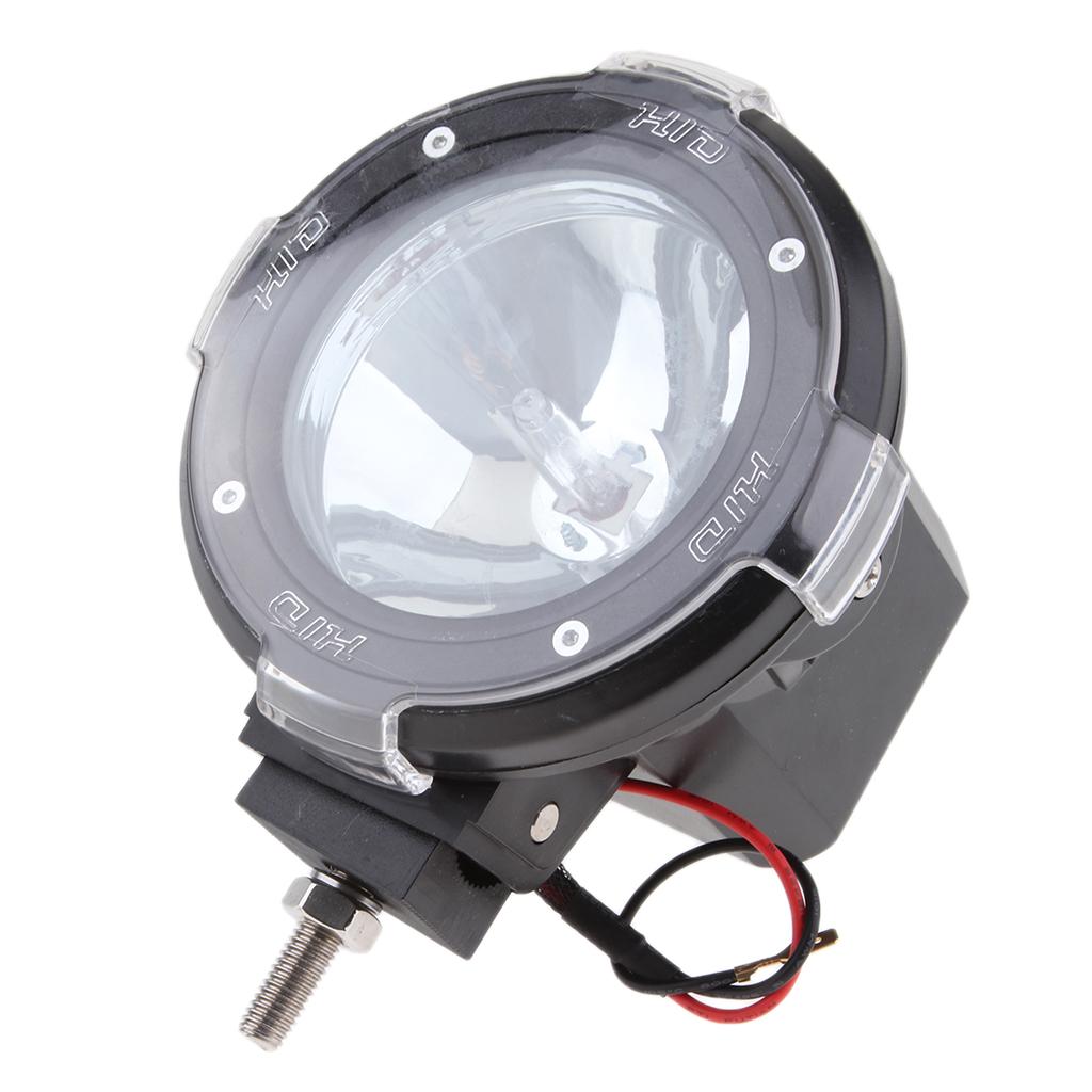 4 Inch 55W Flood Driving Lights HID Xenon 12V Trucks SUV Spot Work Light Black