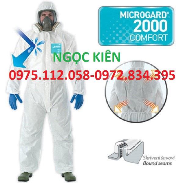 Quần áo chống hóa chất, phun sơn,phòng độc, Microgard 2000