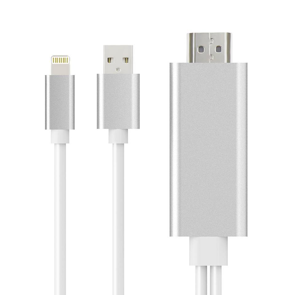 Cáp Chuyển Đổi Tín Hiệu Từ Lighting Sang HDMI TiVi Dành Cho Iphone AZONE