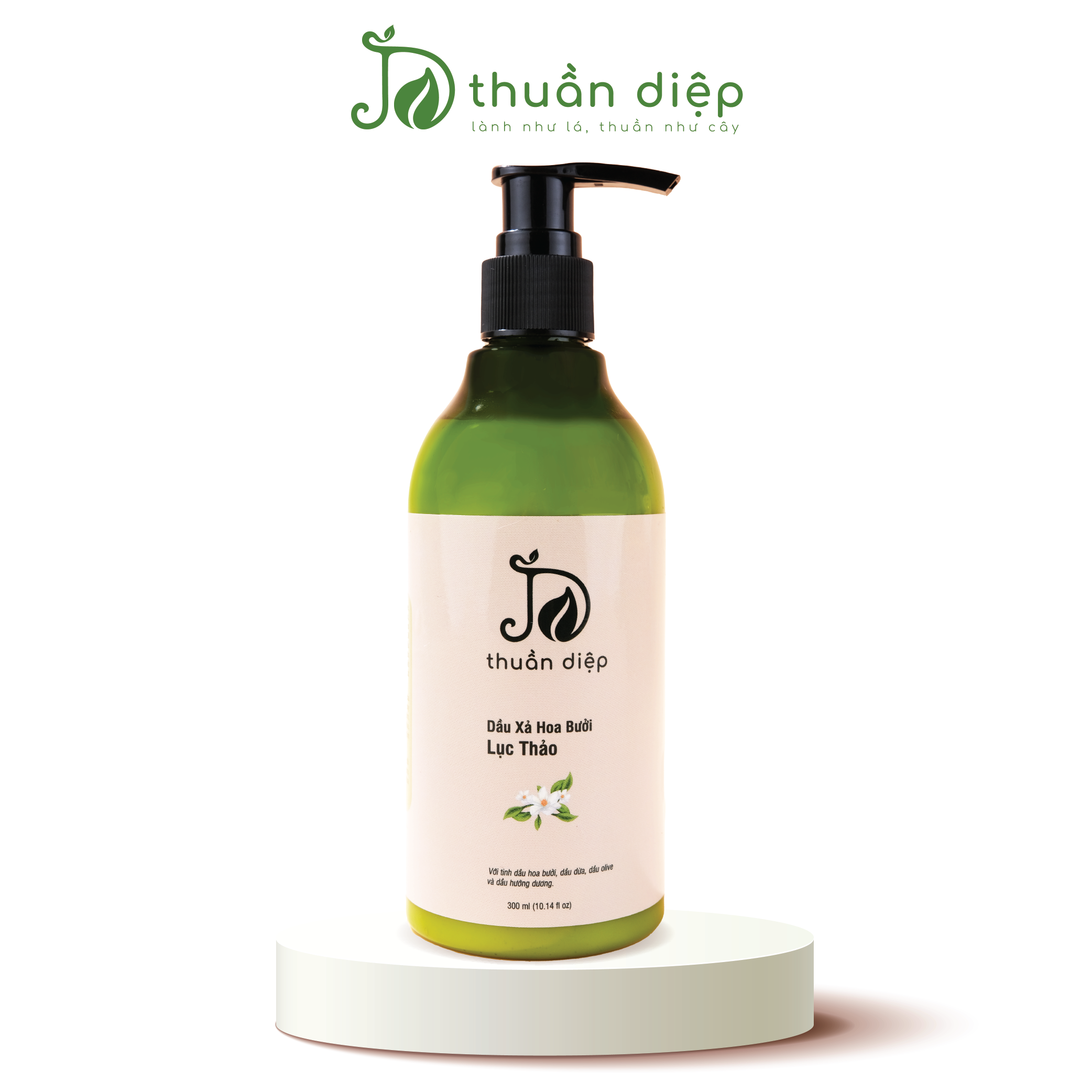 Dầu xả thiên nhiên Thuần Diệp từ hoa bưởi suôn mượt nuôi dưỡng tóc chắc khoẻ