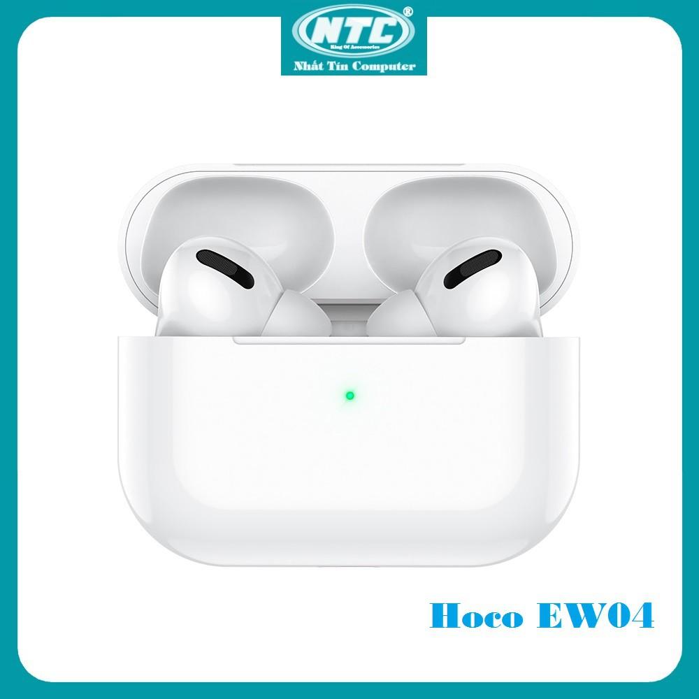 Tai nghe Bluetooth TWS dành cho Hoco EW04 Plus hỗ trợ định vị, đổi tên, cảm ứng chạm (Trắng) - Hàng Chính Hãng