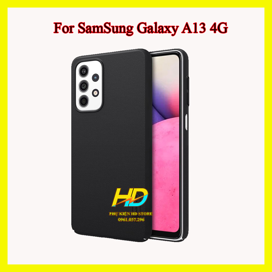 Ốp Lưng Chính Hãng Nillkin Dành Cho Samsung A13 4G Dạng Sần , Không Bám Vân Tay, Không Trơn Trượt  - Hàng Chính Hãng